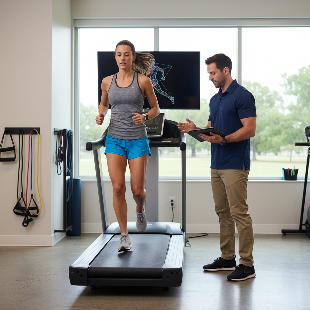 Running gait analysis and biomechanical assessment during specialized sports physical therapy in Murfreesboro